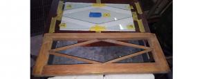 1904 Diamond Window Sash Restoration and Paint Removal